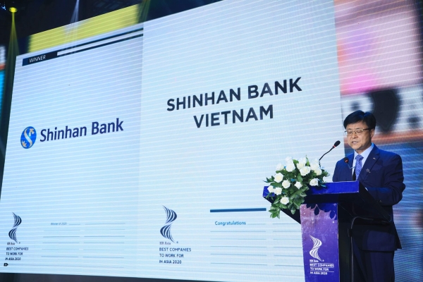 신한베트남은행, 2020 가장 일하기 좋은 기업상 수상